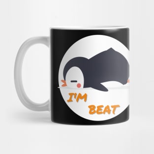 Tired Penguin Mug